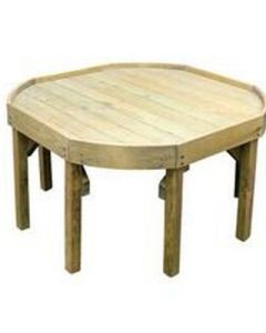 Outdoor Wooden Tuff Tray Stand Height 540mm Includes Plastic Tuff Tray