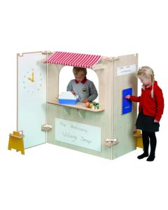 Supermarket Stall Maple Role Play Panel Set