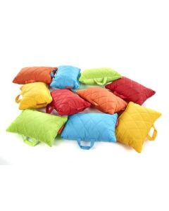Rectangular Quilted Outdoor Cushions Pack 10