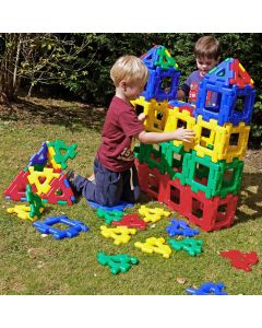 Giant Polydron Class Set Pack of 80 Pieces