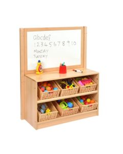 Room Scenes Angled Tidy With Baskets & Drywipe/Mirror Divider