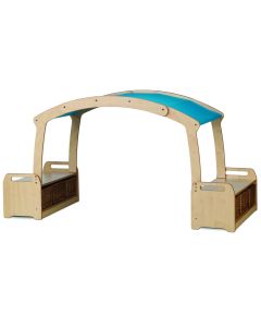 Low Level Den Cave Set Blue with Baskets