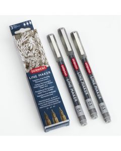 Derwent Line Maker Pen Graphite. Set of 3