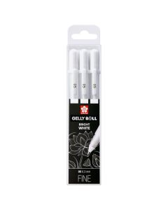 Sakura Gelly Roll Set Bright White Fine Set of 3
