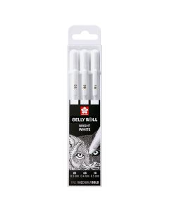 Sakura Gelly Roll Set Bright White Fine Set of 3

