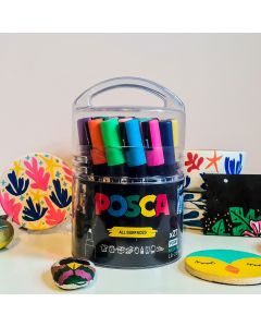 POSCA PC-5M Tub 27pc