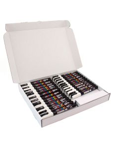 Posca Bulk Box 24 White (18 x PC-3M/6 x PC-5M)
