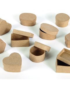 Mini Papier Mache Boxes Pack