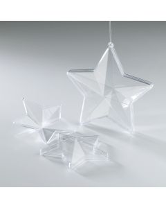 Clear Plastic Stars