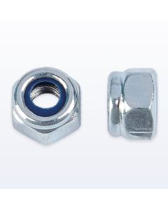 BZP Nyloc Nuts. Per pack