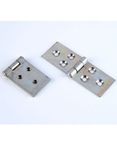 Steel Backflap Hinges - 25mm. Pack of 10 pairs