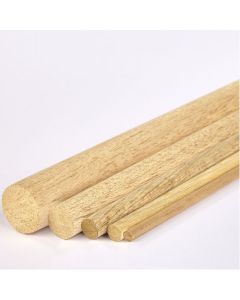 Wooden Dowels Round - 8mm dia. Pack of 10