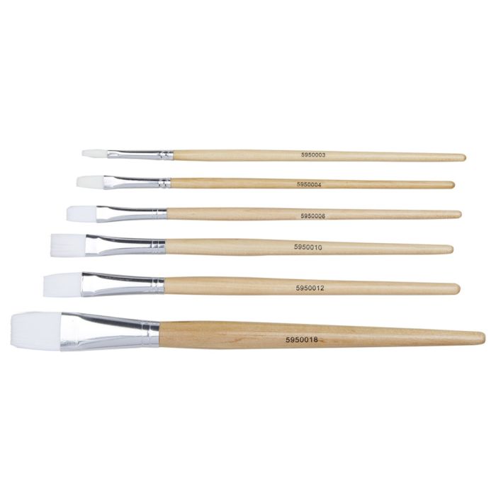 Student Flat Synthetic Watercolour Brushes Student Flat Synthetic Watercolour Brushes