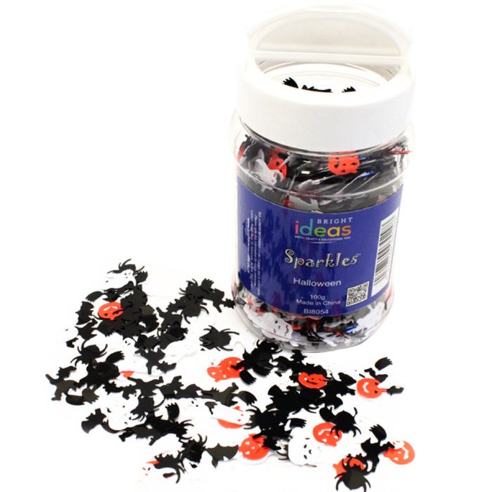 Mixed Halloween Confetti Shaker