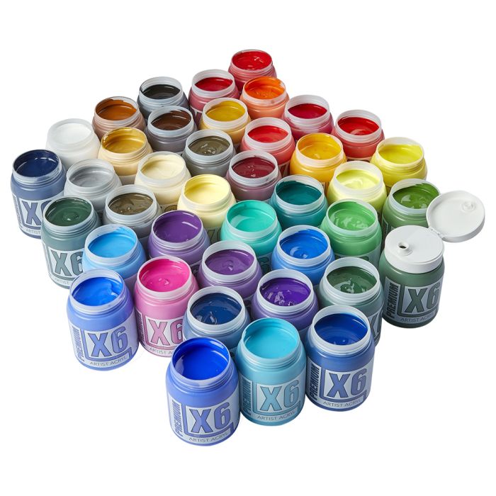 X6 Premium Acryl 500ml - Complete Set X6 Premium Acryl 500ml - Complete Set
