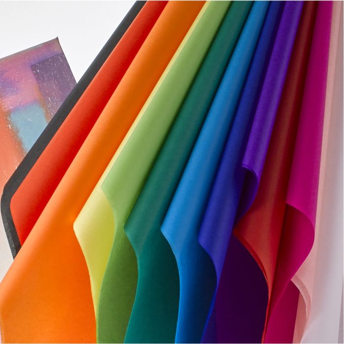 Coloured Tissue Paper Assortment. Pack of 130