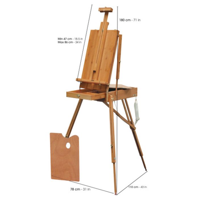 Bamboo French Box Easel Bamboo French Box Easel