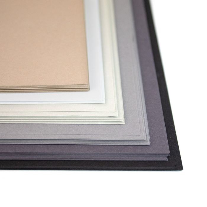 Grey Paper Assortment 50 x 70cm Pack 100