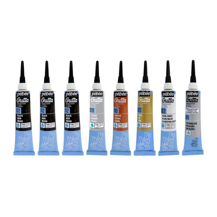 Pebeo Water-Based Gutta Assorted Pack Pebeo Water-Based Gutta Assorted Pack