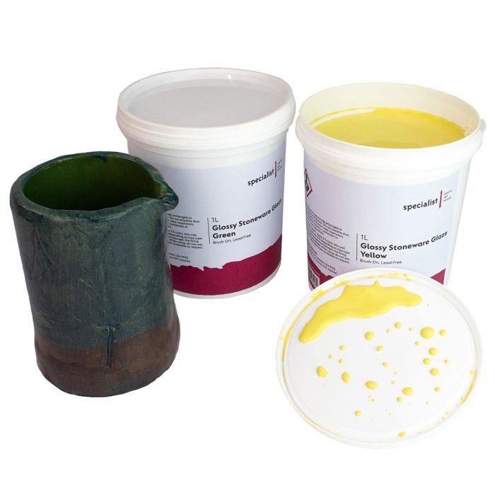 Specialist Crafts Lead-Free Stoneware Brush On Glazes 1L Specialist Crafts Lead-Free Stoneware Brush On Glazes 1L