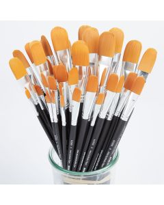 Artist Filbert Synthetic Brush Bulk Pack