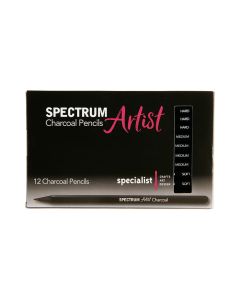 Spectrum Artist Charcoal Pencils - Assorted. Pack of 12