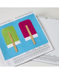 Personalise a Calender White 230 x 250mm. Each