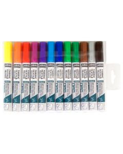 Pebeo 7A Fabric Pens - Assorted. Pack of 12