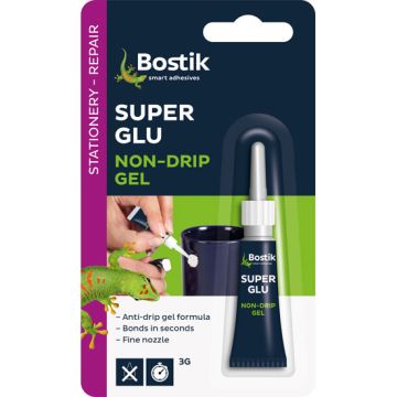 Bostik Super Glu - 3g Gel (Non-Drip)