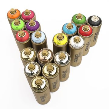 Montana GOLD Matt Spray Paints Brights Set