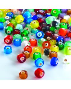 White Heart Beads