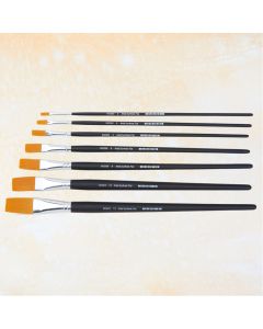 Artist Flat Synthetic Brush Set