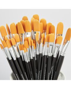 Artist Filbert Watercolour Brush Bulk Pack