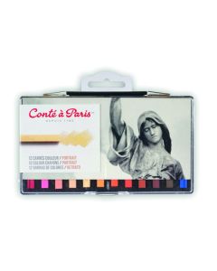 Conte Carres Portrait Colours. Set of 12