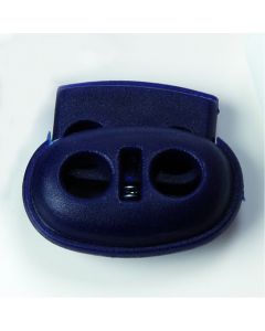 Plastic Cord Fittings - Twin Holes - White
