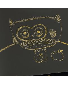 Gold & Silver Scratch Paper Pack