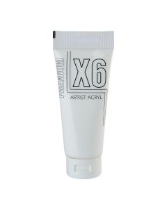 X6 Premium Acryl - 100ml Tube - Titanium White