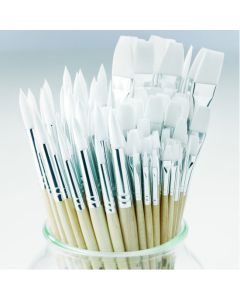 Students Short Handled Synthetic Brush Class Pack