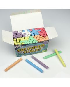 Anti-Dust Chalk Coloured - Pack of 100