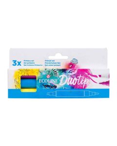 Ecoline Duotip Marker Set Primary | 3 Colours