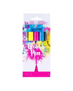 Ecoline Brushpen Primary Pack of 5