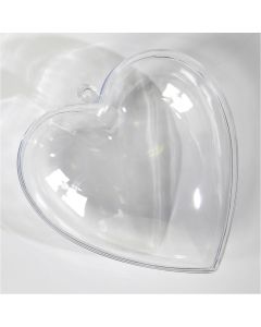 Clear Plastic Heart Shapes 100mm 