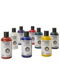 Specialist Crafts Ceramic Paints Set. Set of 8
