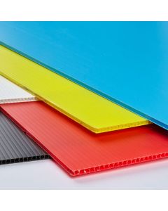 Corriboard - 220 x 600 x 4mm Sheet - Assorted Colours. Pack of 10