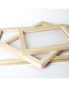 Premium Wooden Pre-Meshed Frames. For A2 Printing. Each