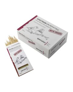 Spectrum Graphites Eraser Tipped HB Pencils