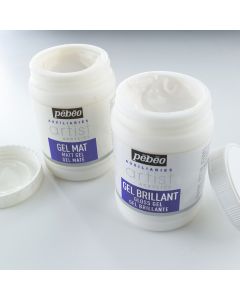 Pebeo Artist Gel Mediums - Matt & Gloss - 250ml