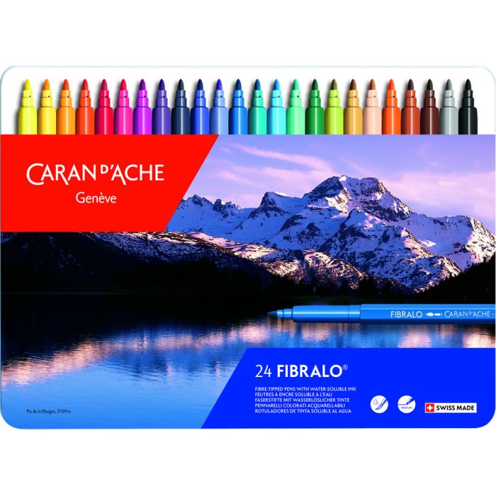 Caran d'Ache Fibralo Superfibre Aquarelle Set of 24