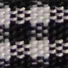 Checked Ribbon 10mm x 5 Metre Roll - Black