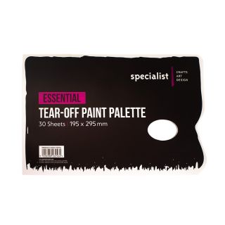 Specialist Crafts Essential Tear-Off Paint Palette 30 Sheets 230 x 310mm